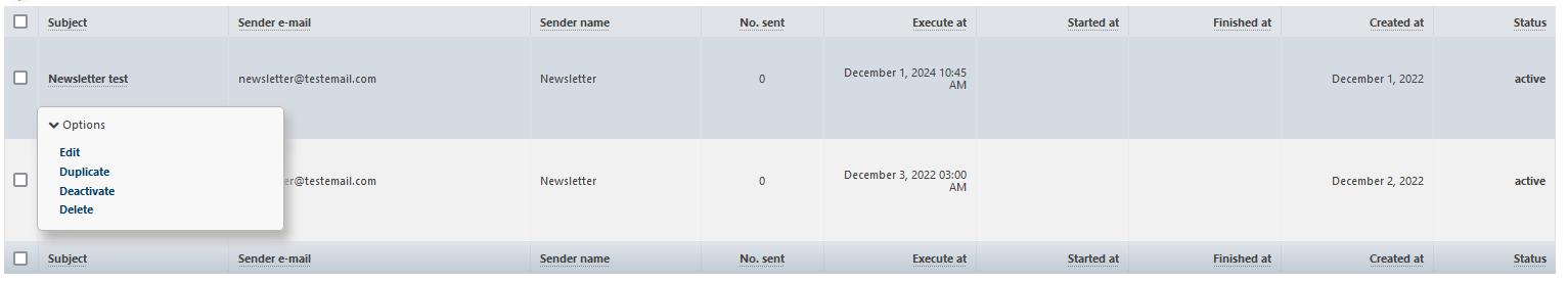 VIMP newsletter issue index